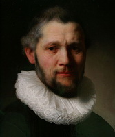 Rembrandt oil portrait