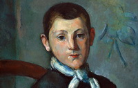 Cezanne oil portrait