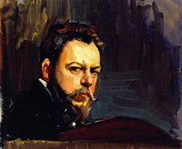 Sorolla oil portrait