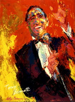 Leroy Neiman oil portrait