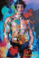 Leroy Neiman oil portrait