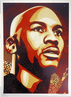 Shepard Fairey oil portrait