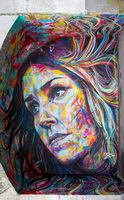 Graffiti Street Art style portraits