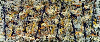 Jackson Pollock, Blue Poles - Number 11 Fine Art Reproduction Oil Painting