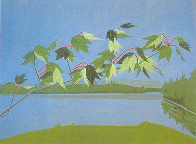 Alex Katz, Swamp Maple 4.30 Fine Art Reproduction Oil Painting