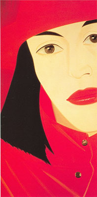 Alex Katz, Red Coat Fine Art Reproduction Oil Painting