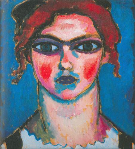 Alexei von Jawlensky, Junges Madchen mit den grunen Augen Fine Art Reproduction Oil Painting