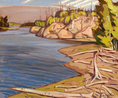 Alfred J. Casson, Magnetewan River Fine Art Reproduction Oil Painting