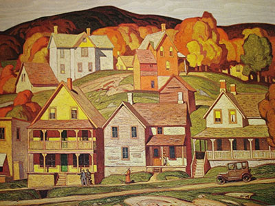 Alfred J. Casson, Parry Sound Fine Art Reproduction Oil Painting