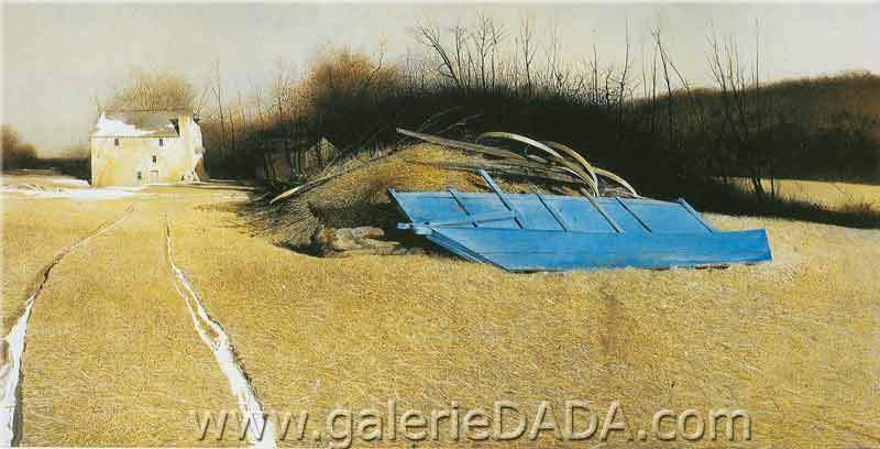 Andrew Wyeth, Flood Plain Fine Art Reproduction Oil Painting