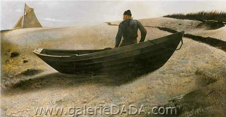 Andrew Wyeth, Rum Runner Fine Art Reproduction Oil Painting