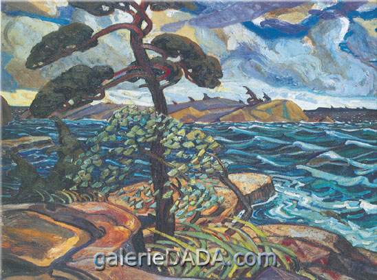 Arthur Lismer, A September Gale Georgian Bay Fine Art Reproduction Oil Painting