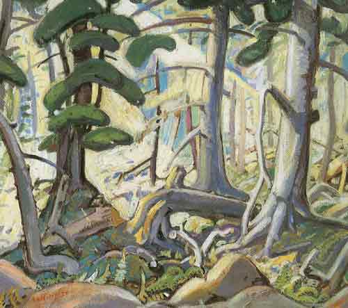 Arthur Lismer, Sunlight in a Wood Fine Art Reproduction Oil Painting