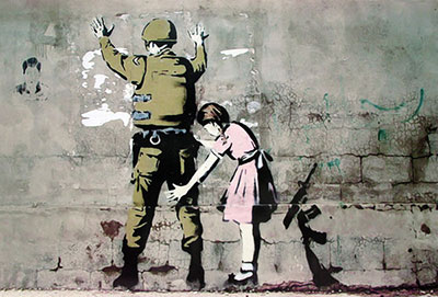  Banksy, Soldier and Girl Fine Art Reproduction Oil Painting