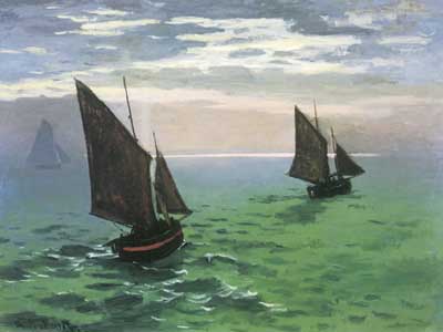 Fishing Boats at Sea