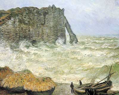 Etretat, Rough Sea