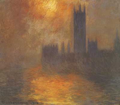 The Houses of Parliament, Sunset