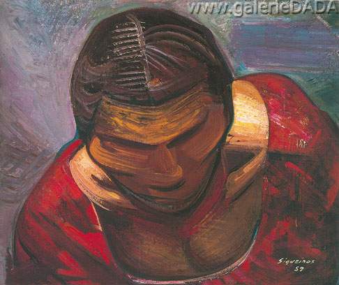 David Alfaro Siqueiros, Cabeza Fine Art Reproduction Oil Painting