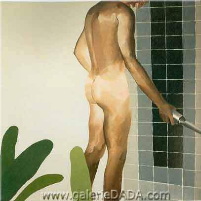 David Hockney, Portrait of an Artist Fine Art Reproduction Oil Painting