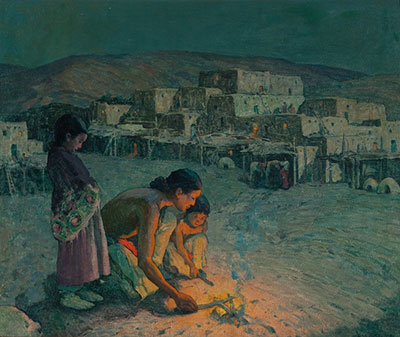 Moonlight Pueblo de Taos