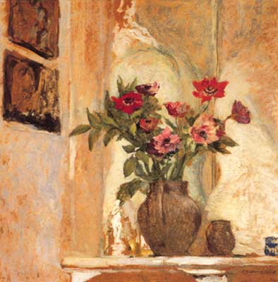 Edouard Vuillard, Anemones Fine Art Reproduction Oil Painting