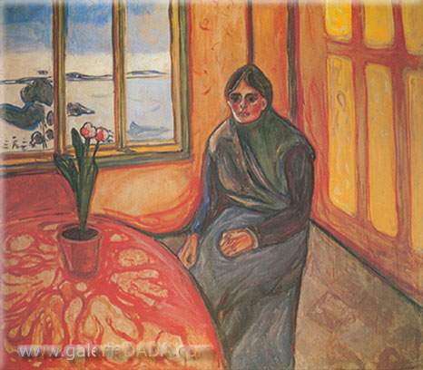 Edvard Munch, Melancholy (Laura) Fine Art Reproduction Oil Painting