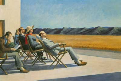 Edward Hopper, People in the Sun Fine Art Reproduction Oil Painting