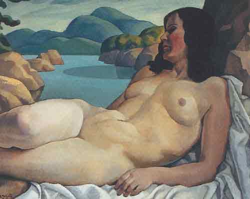 Nude in a Landscape