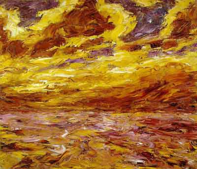 Emil Nolde, Autumn Sea Fine Art Reproduction Oil Painting