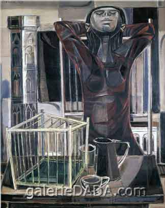 Enrique Grau, Cage in Florence Fine Art Reproduction Oil Painting