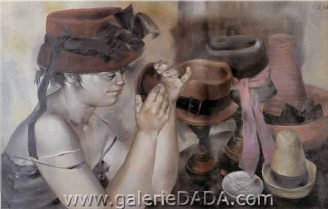 Enrique Grau, The Milliner Fine Art Reproduction Oil Painting