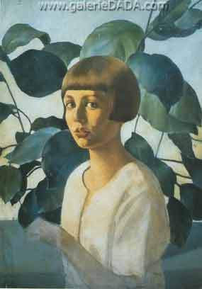 Felice Casorati, Portrait of Renato Gualino Fine Art Reproduction Oil Painting