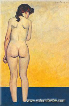 Felix Vallotton, Adolescent Entering the Water Fine Art Reproduction Oil Painting