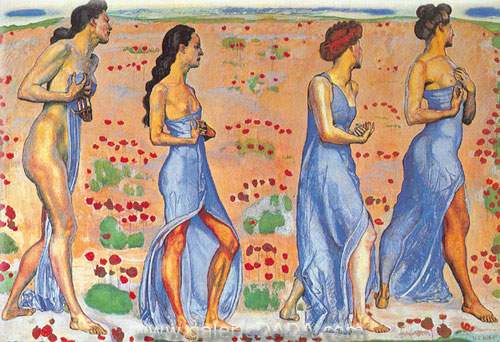 Ferdinand Hodler, Emotion Fine Art Reproduction Oil Painting