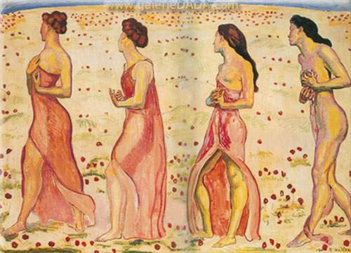 Ferdinand Hodler, Sentiment Fine Art Reproduction Oil Painting