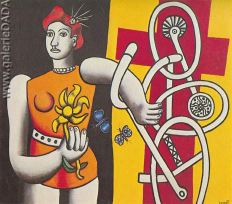 Fernand Leger, Big Julie Fine Art Reproduction Oil Painting