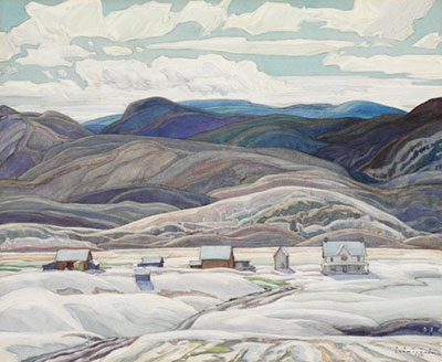 Franklin Carmichael, Bisset Farm Fine Art Reproduction Oil Painting