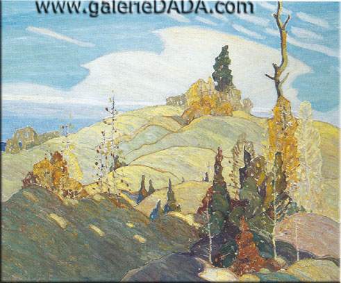 Franklin Carmichael, The Hilltop Fine Art Reproduction Oil Painting