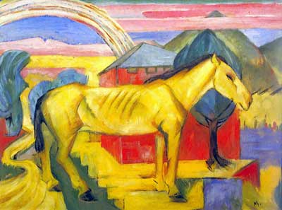 Large Yellow Horse