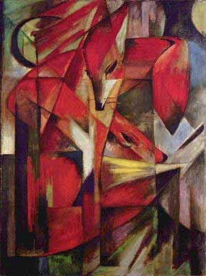 Franz Marc, The Fox Fine Art Reproduction Oil Painting