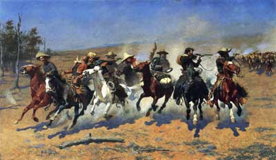 Frederic Remington, The Buffalo Hunt Fine Art Reproduction Oil Painting