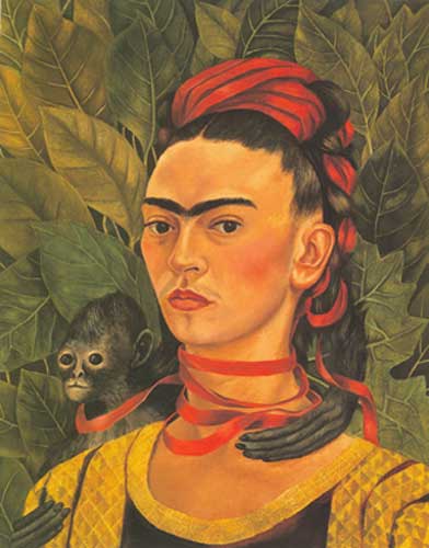 Self-Portrait with Monkey