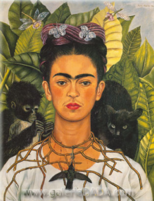 Frida Kahlo, Self-Portrait Fine Art Reproduction Oil Painting