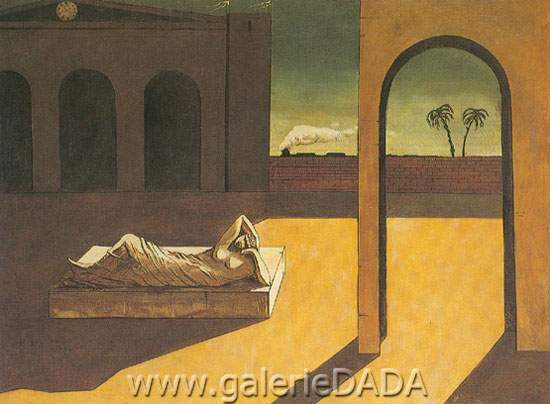 Georgio de Chirico, The Disquieting Muses Fine Art Reproduction Oil Painting