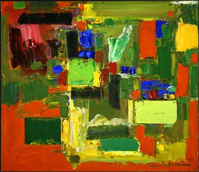 Hans Hofmann, Autumn Gold Fine Art Reproduction Oil Painting