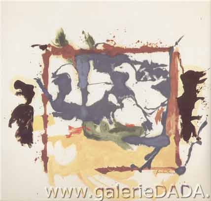 Helen Frankenthaler, Swan Lake I Fine Art Reproduction Oil Painting