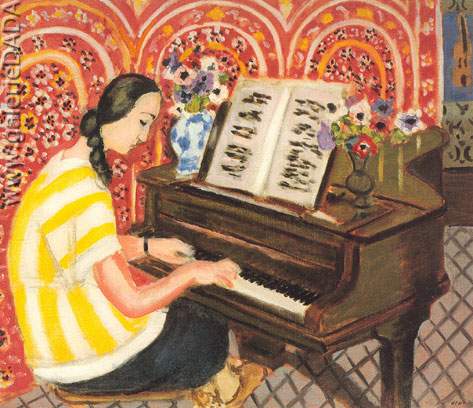 Young Girl at the Piano