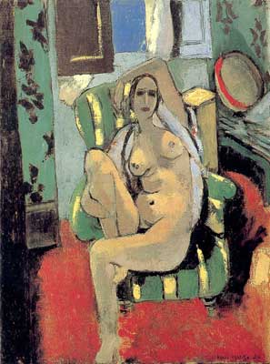 Henri Matisse, Odalisque with a Tambourine Fine Art Reproduction Oil Painting