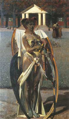 Jacek Malczewski, Thanatos Fine Art Reproduction Oil Painting