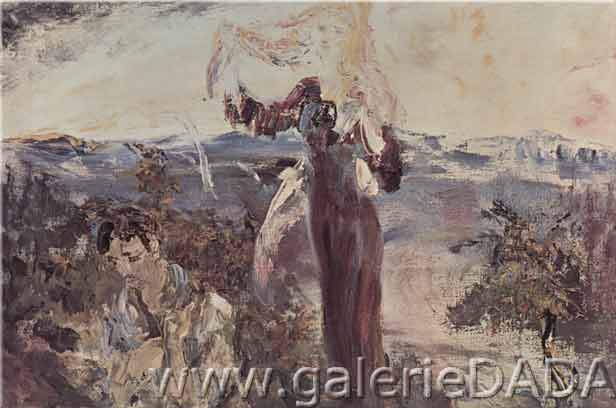 Jack Butler Yeats, A Fortune Fine Art Reproduction Oil Painting